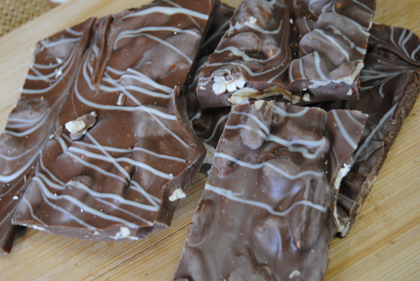 Milk Chocolate Maple Pecan Bark