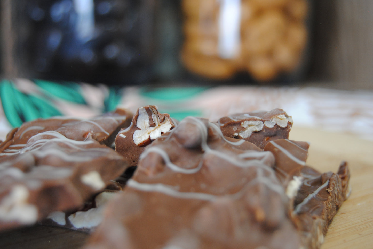 Milk Chocolate Maple Pecan Bark