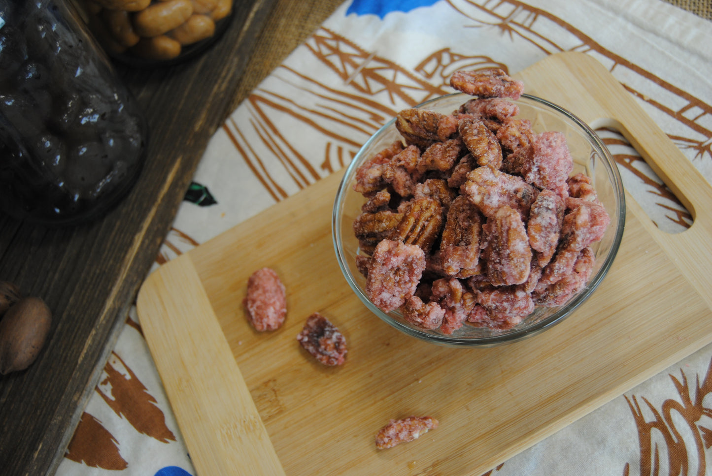 Hand-Roasted Maraschino Cherry Pecans