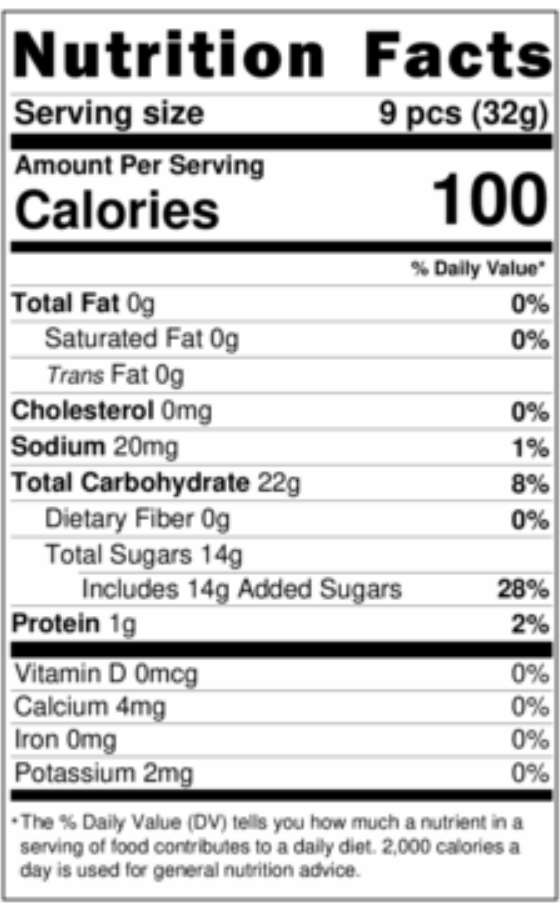 12-Flavor Gummi Bears
