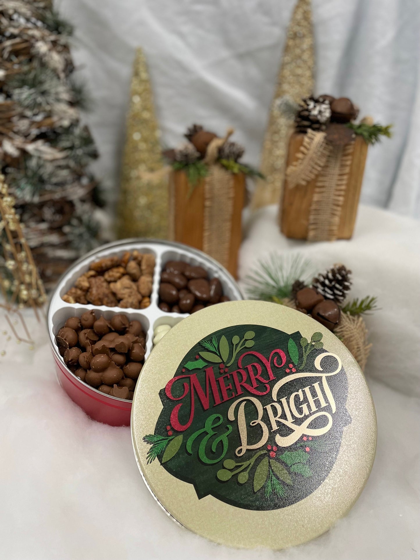 Merry & Bright Customized Signature Gift Tin