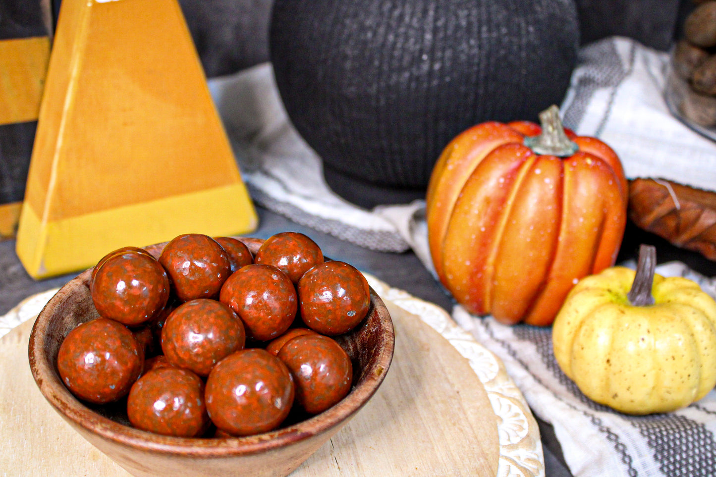Pumpkin Spice Malt Balls