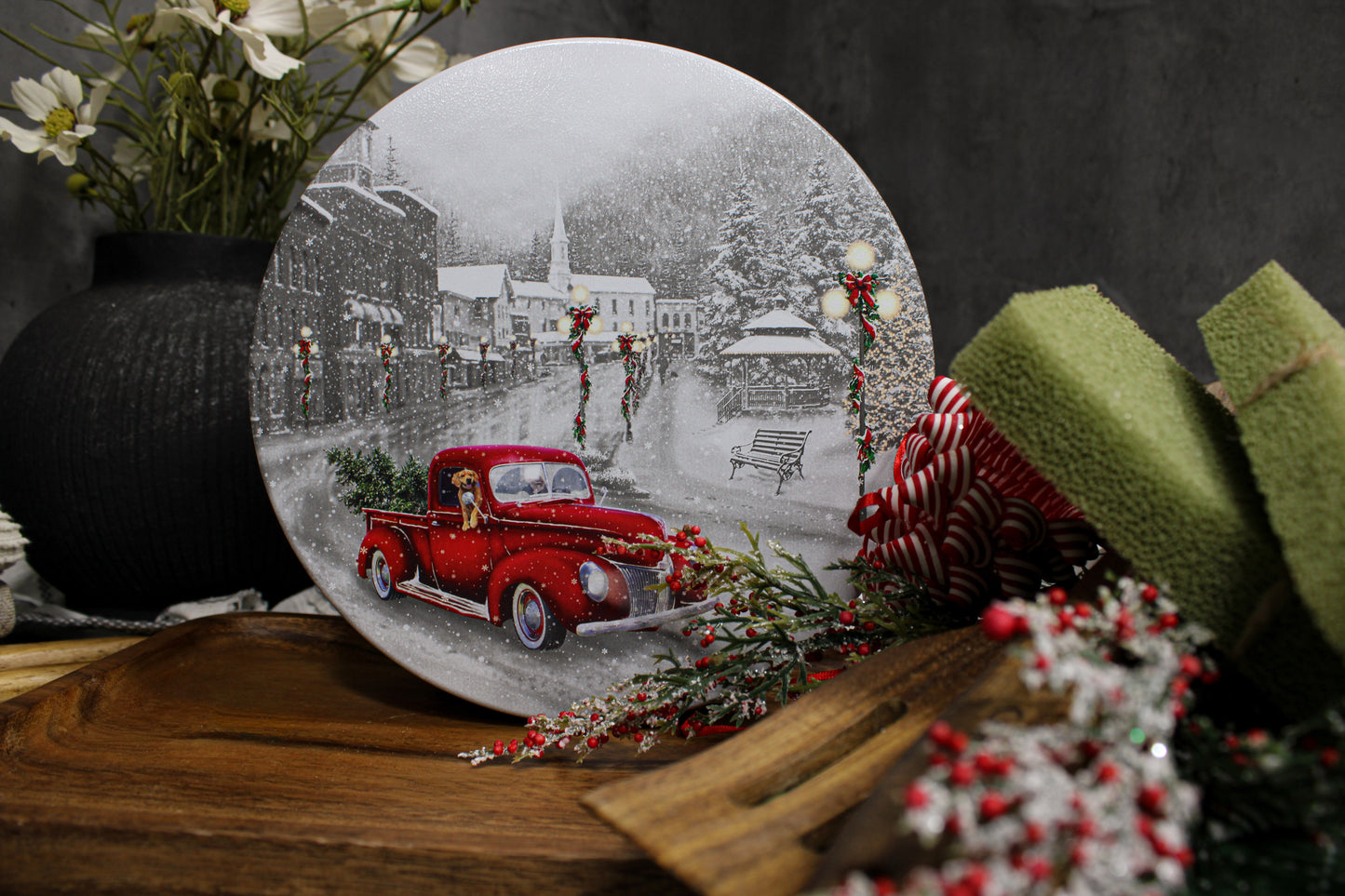 Snowy Drive Gift Tin