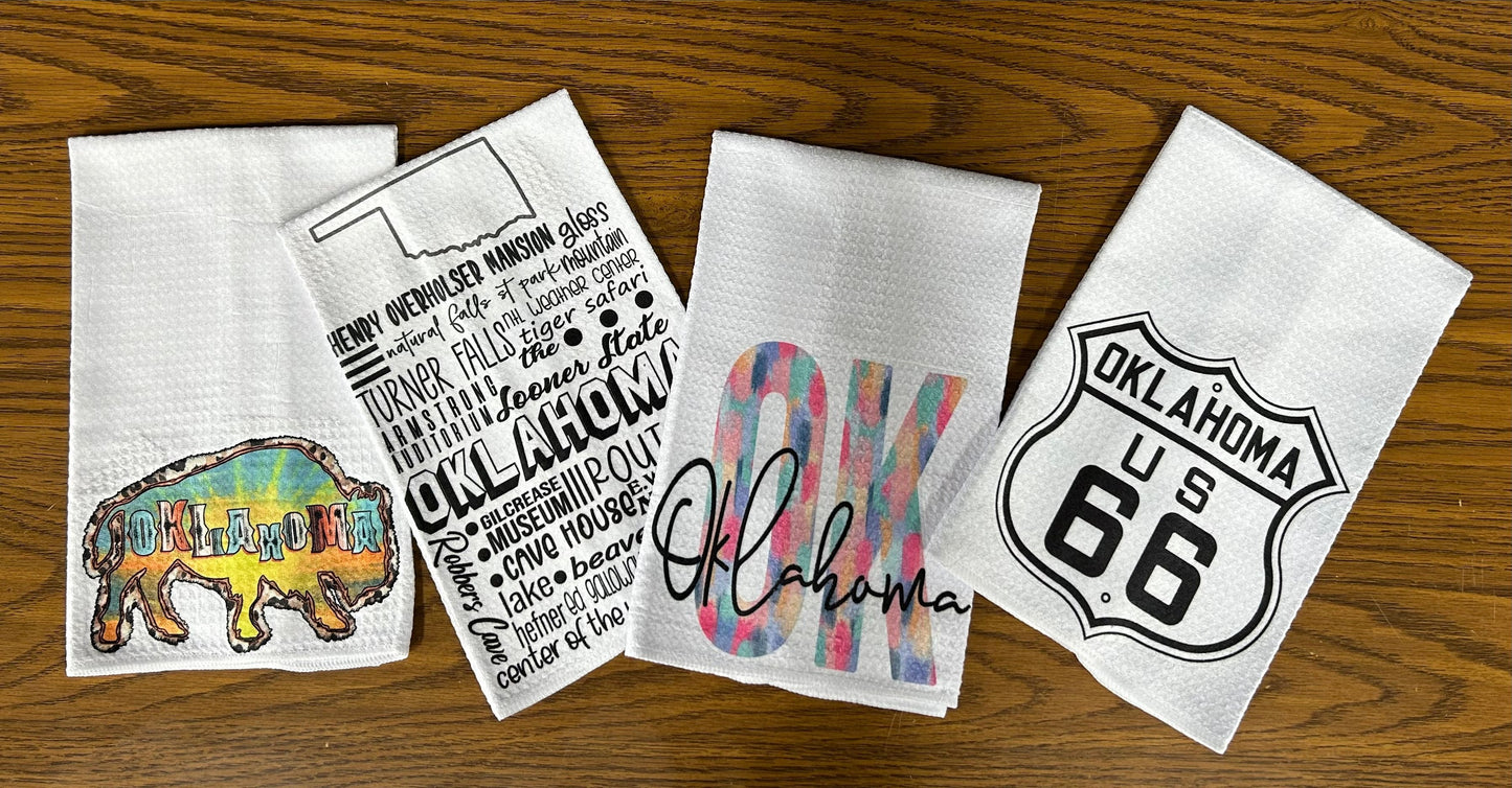 Oklahoma Tea Towels