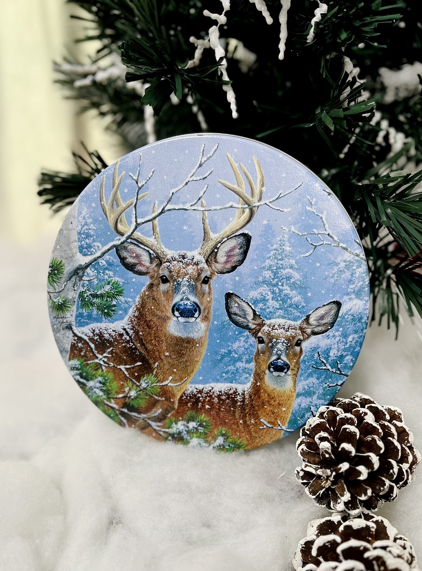 Whitetail Deer Customized Signature Gift Tin
