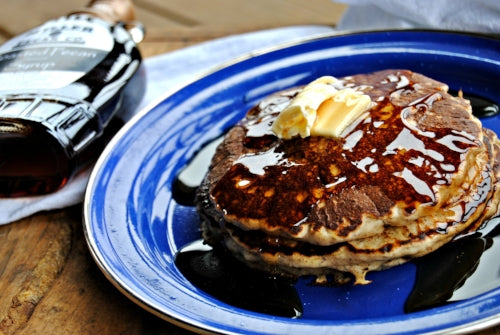 The Best Homemade Buttermilk Pancakes with Pecan Meal