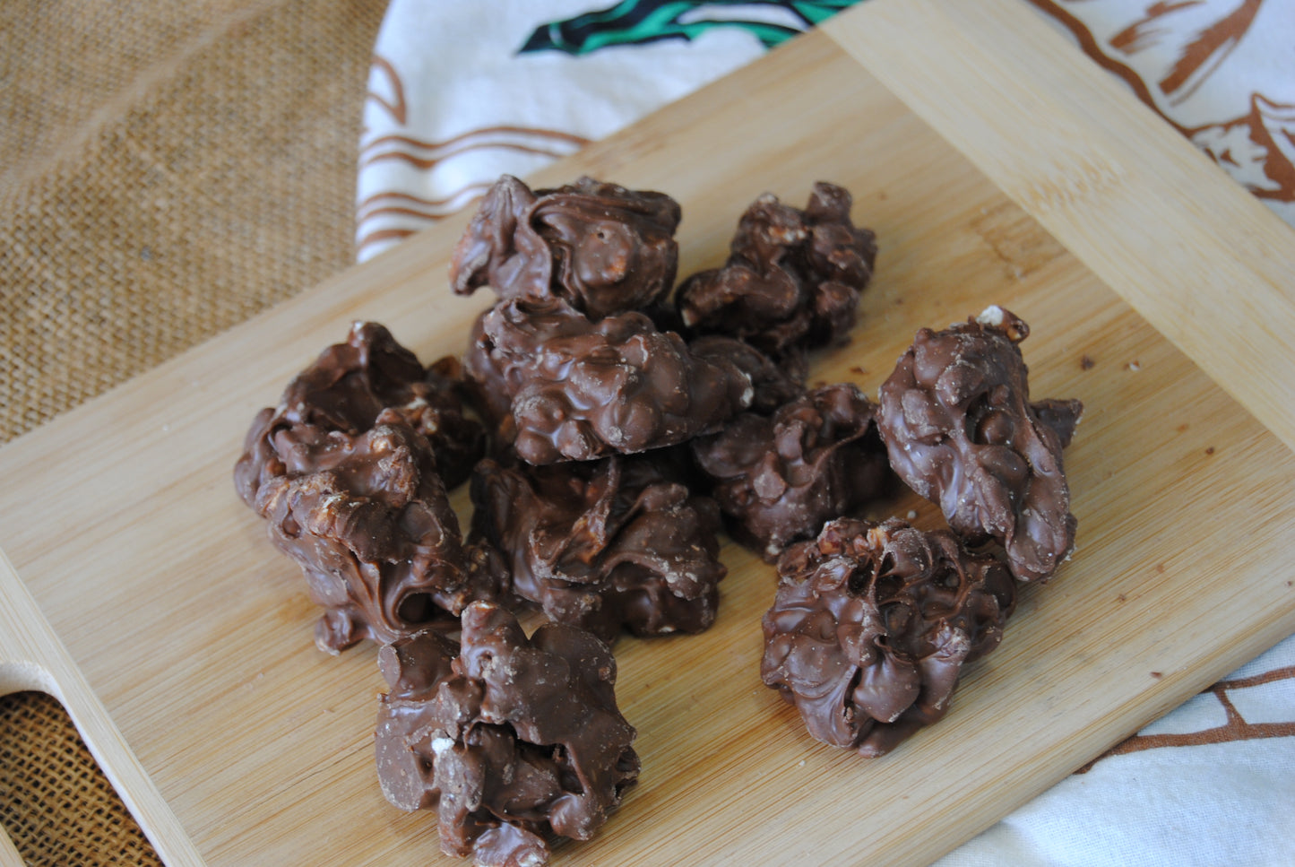 Milk Chocolate Pecan Clusters