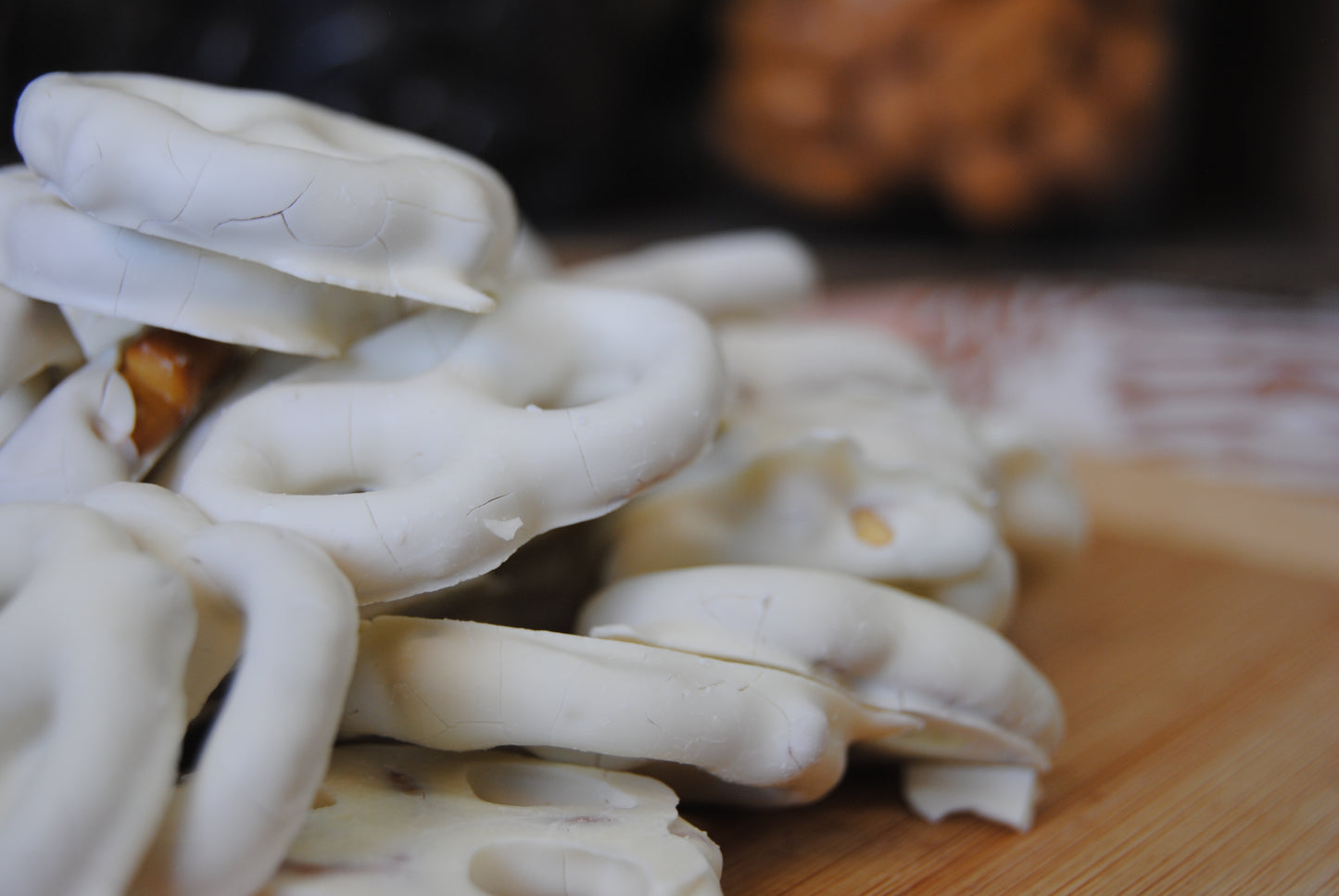 Mini White Frosted Pretzels