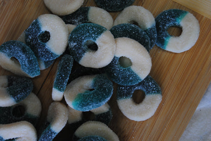 Blue Raspberry Rings | Miller Pecan Company