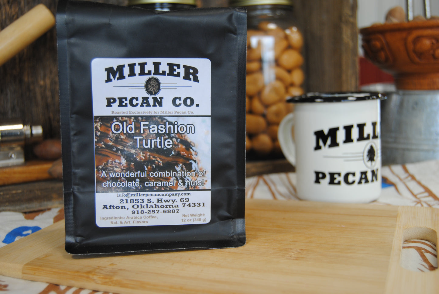 Old Fashioned Turtle Gourmet Pecan-Infused Coffee