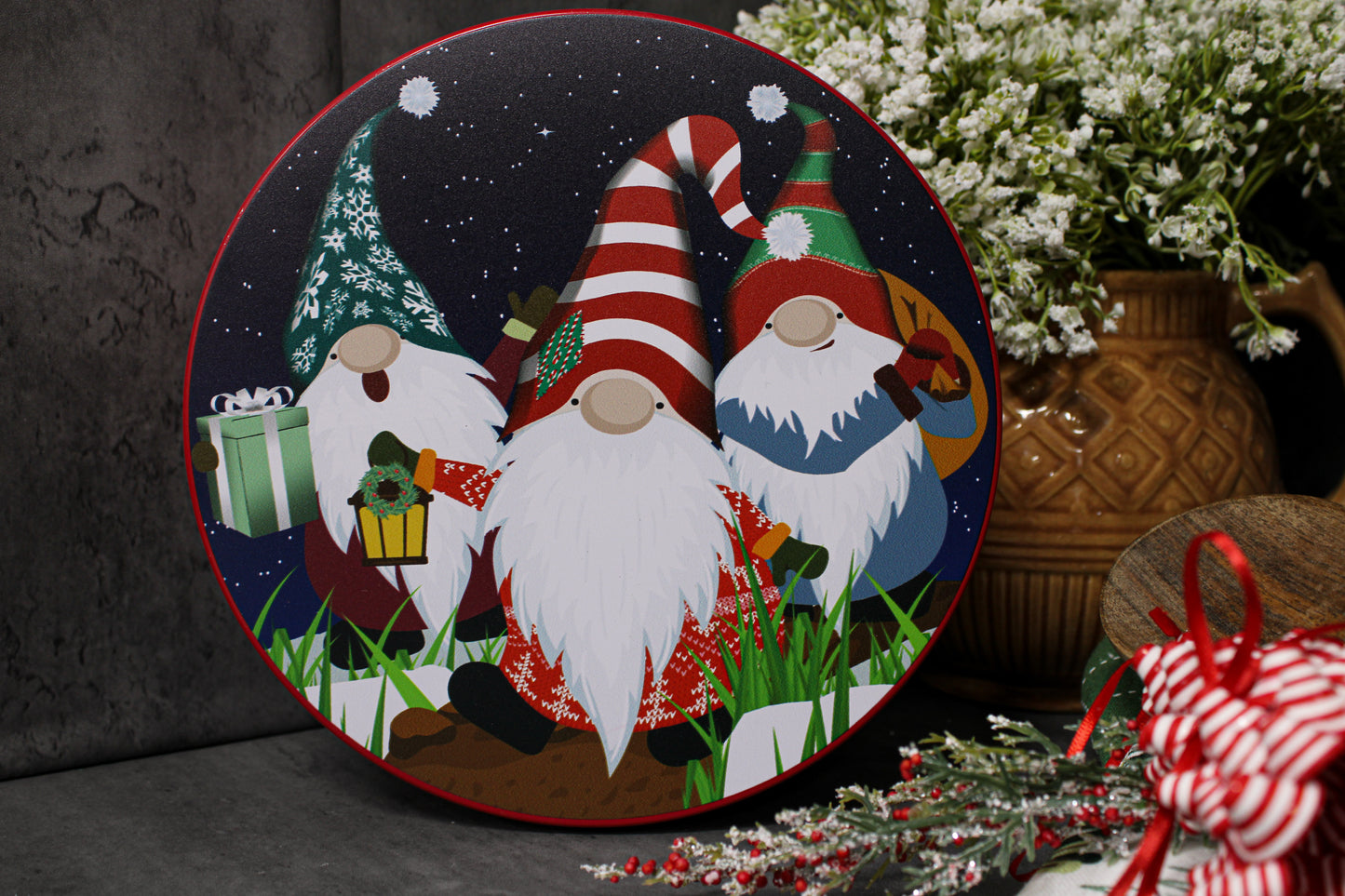 Jolly Gnomes Gift Tin