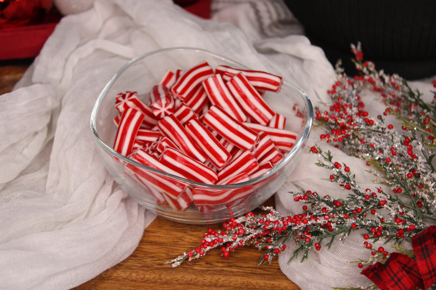 Strawberry Licorice Candy Canes
