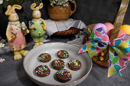 Spring Milk Chocolate Double Stuffed Cookies