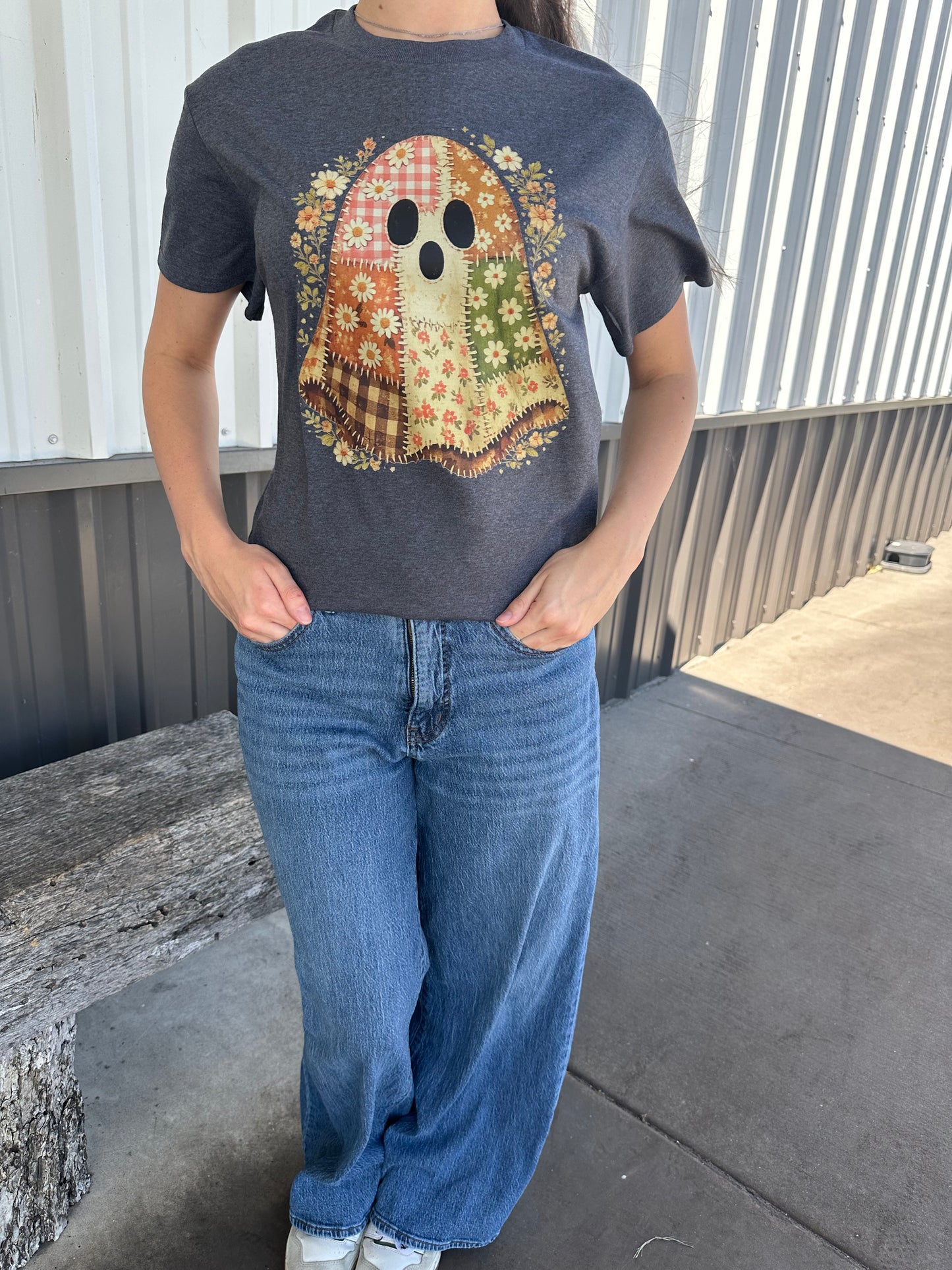 Patchwork Ghost T-Shirt