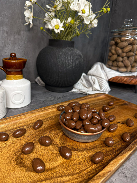 Sugar-Free Chocolate Covered Almonds