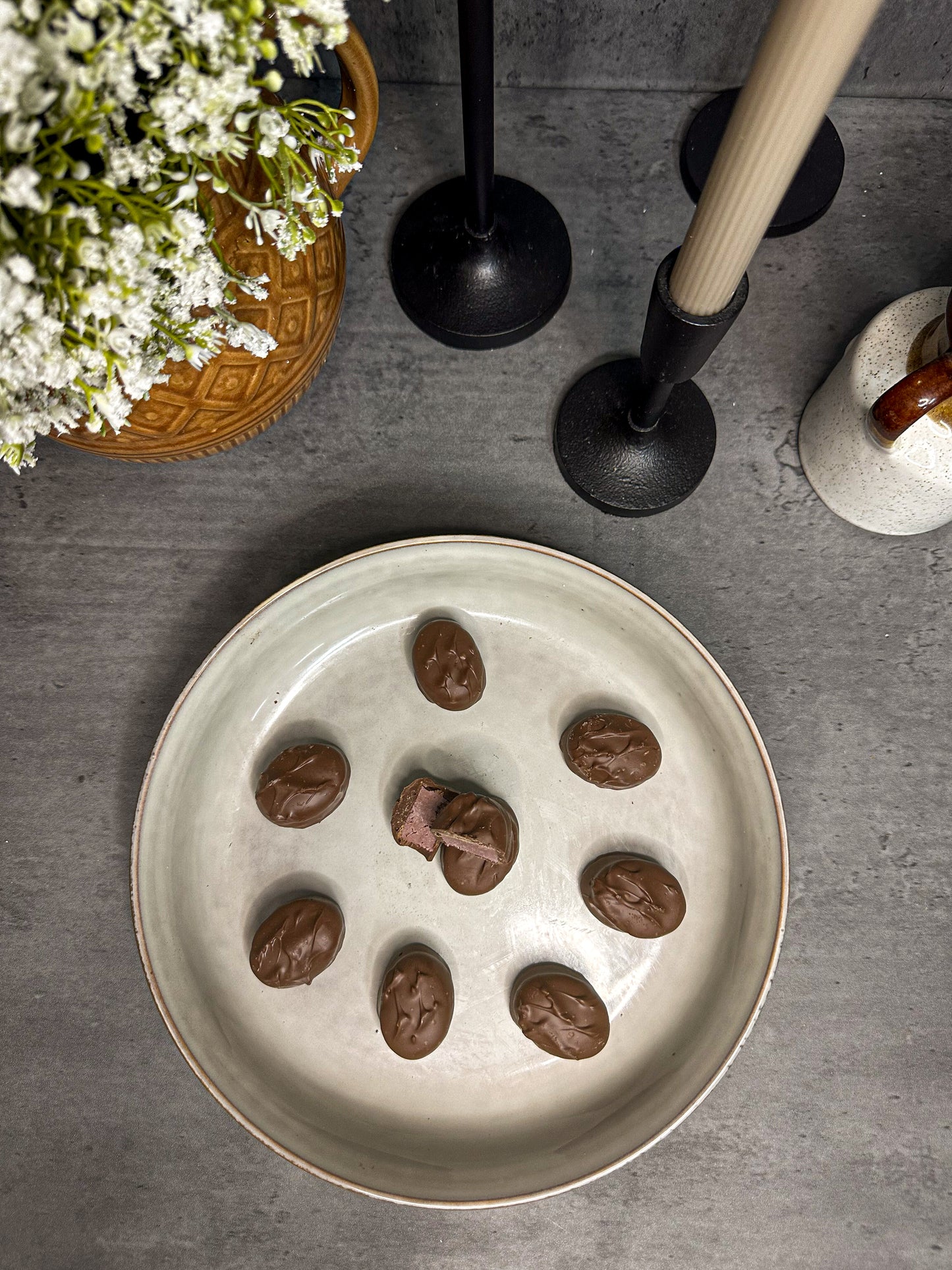 Sugar Free Milk Chocolate Raspberry Sherbet Creams