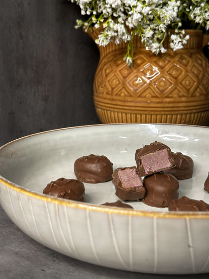 Sugar Free Milk Chocolate Raspberry Sherbet Creams