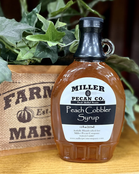 Peach Cobbler Gourmet Flavored Syrup