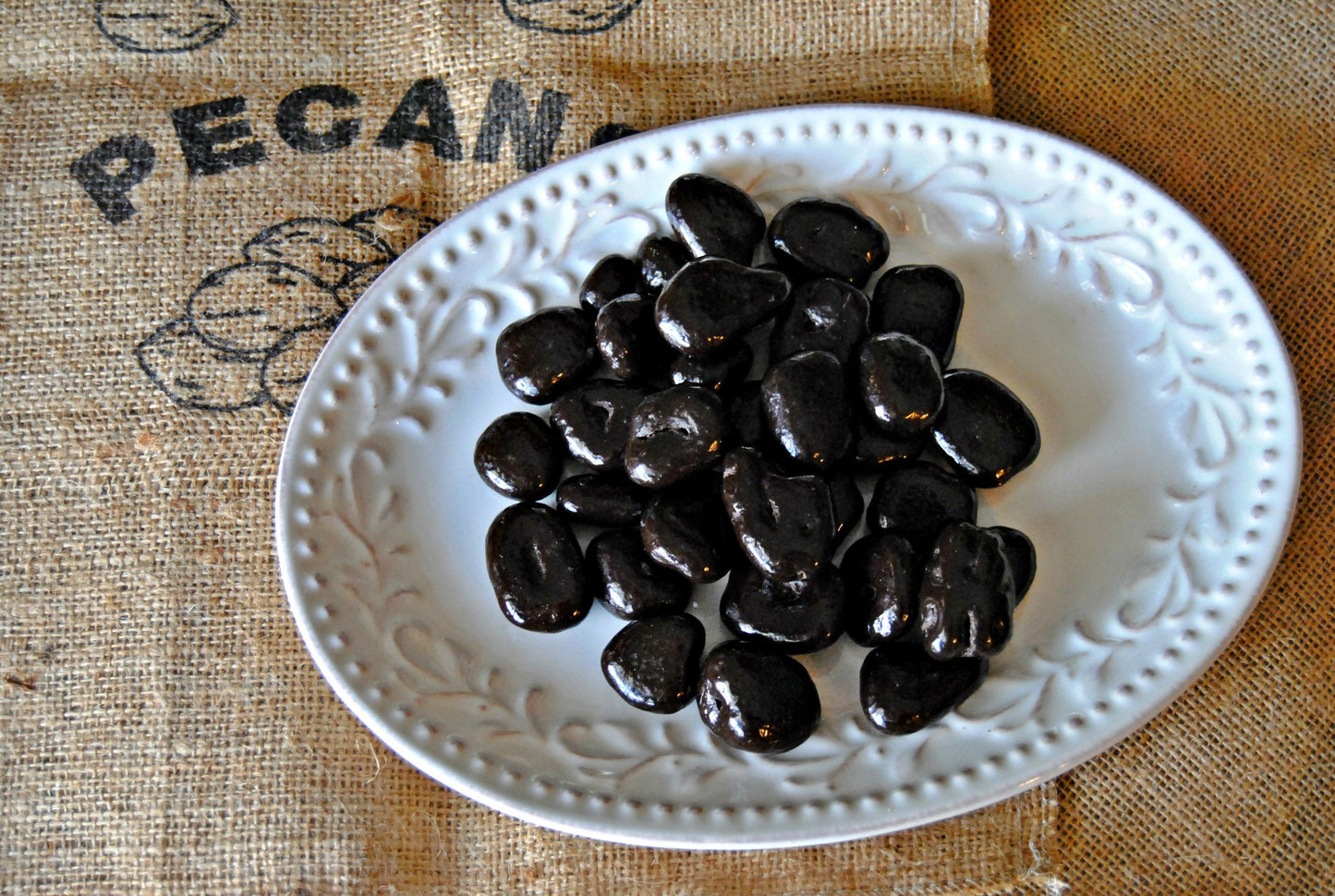 Dark Chocolate Covered Pecans